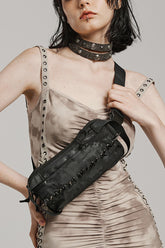 Military Rivets Women's Steampunk Shoulder Bag 2 Colors